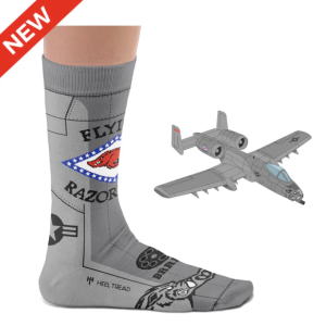 Chaussettes A-10 Thunderbolt II Flying Razorbacks